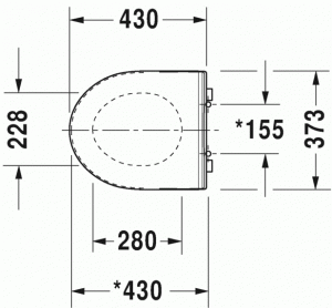 Duravit Durastyle Basic lassú záródású wc ülőke 0020790000